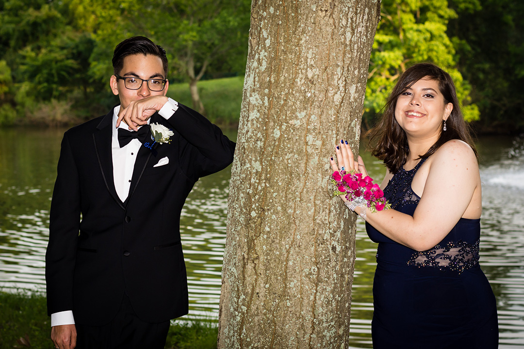 Prom pictures at UHCL on Bay Area
